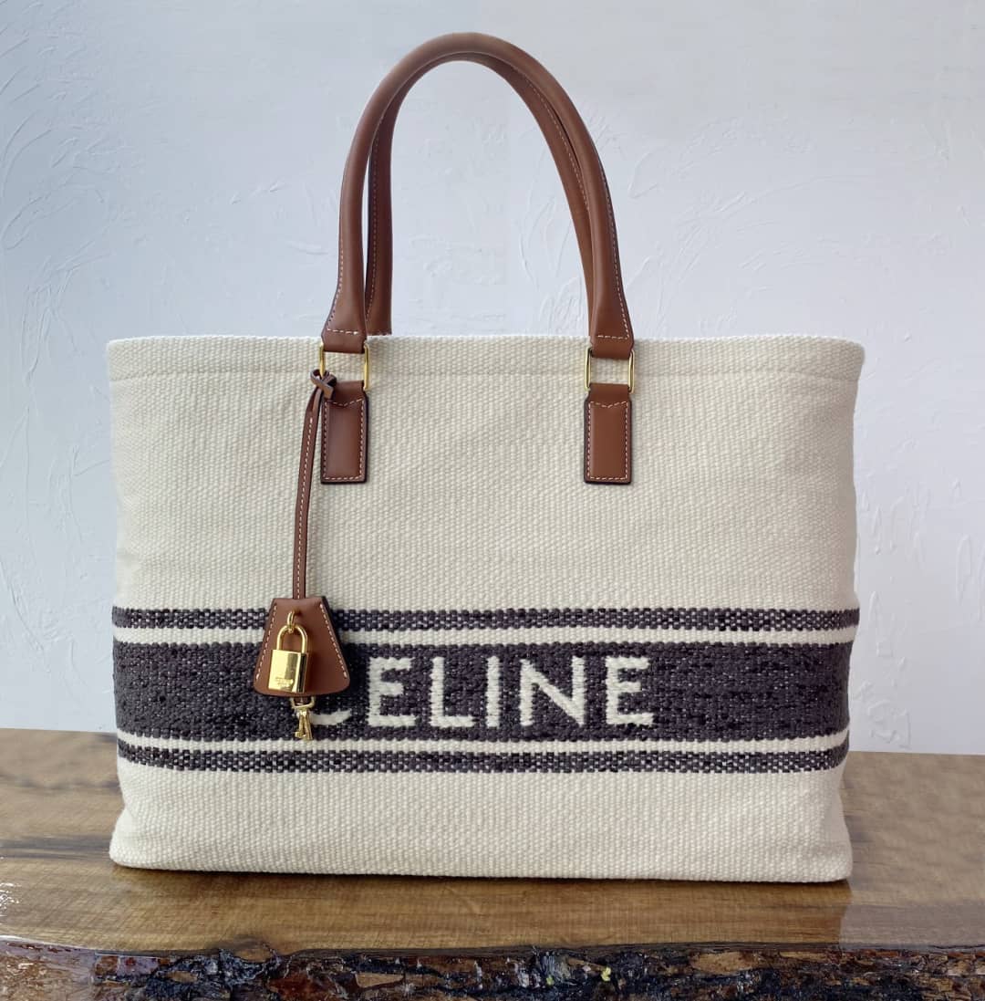 Ce1i*e Horizontal Cabas Replica Tote Bag