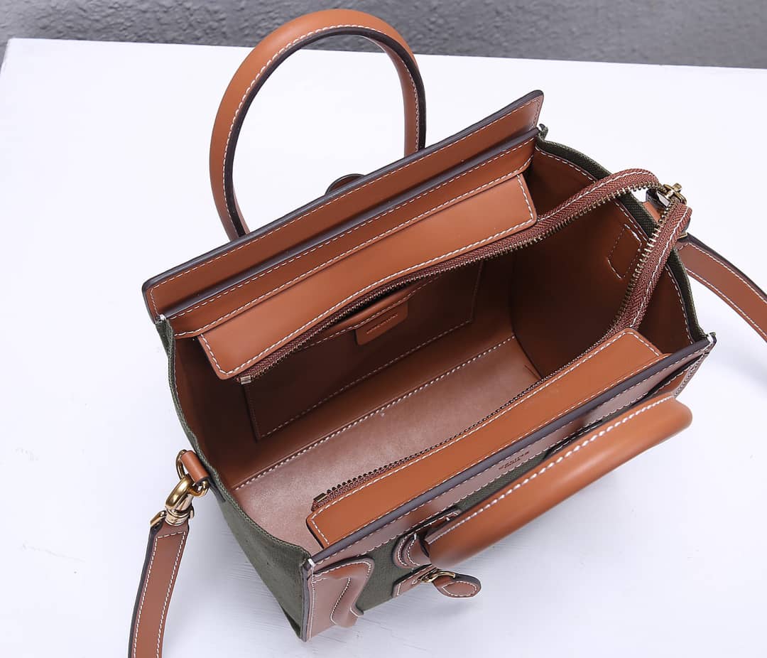 Ce1i*e Dupe Luggage Nano Shopper Replica Handbag