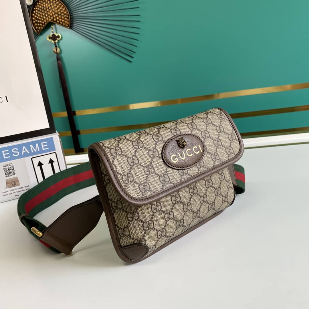 Gvc*1 Totem Web GG Svp*me Messenger Bag Replica 489617