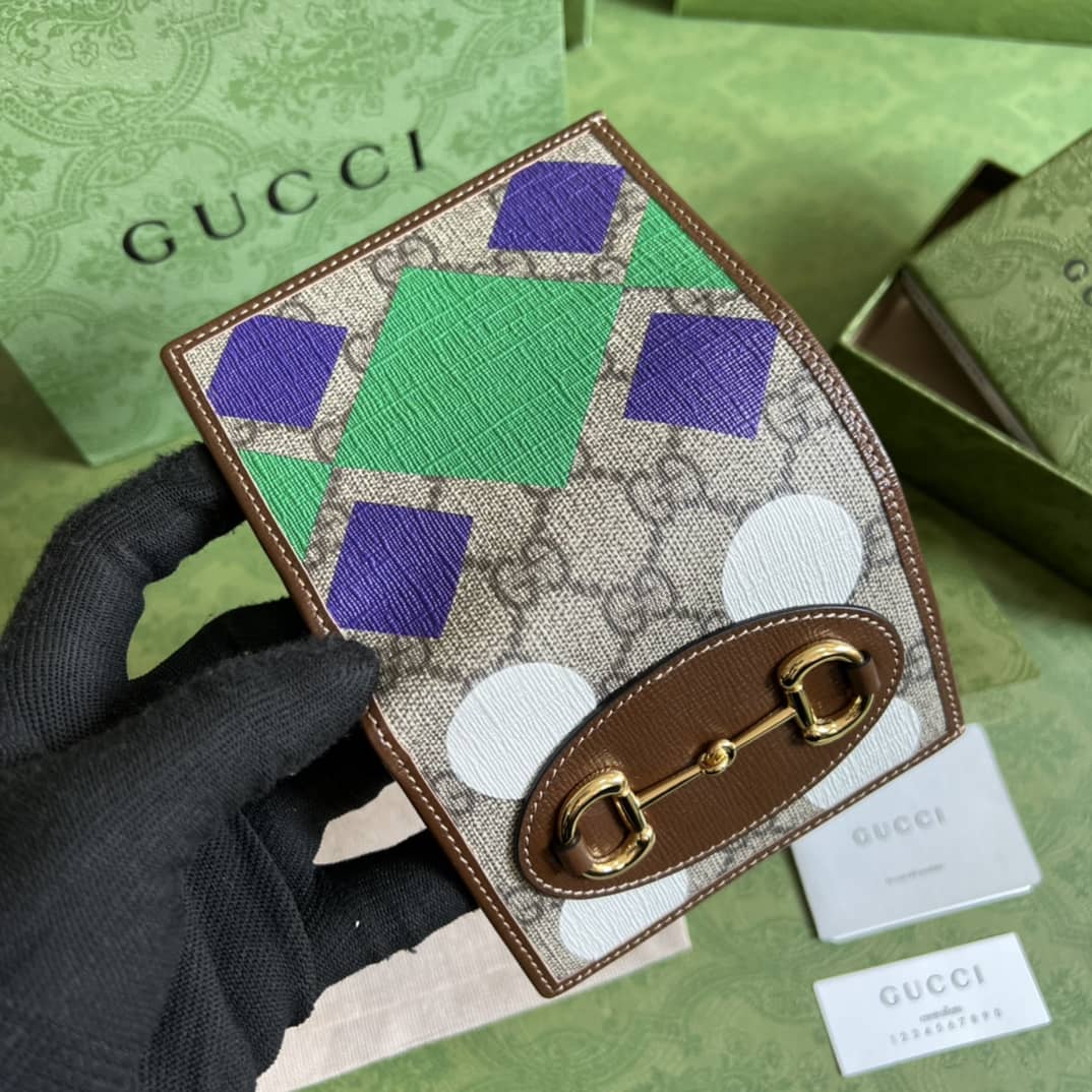 Gvc*1 1955 Horsebit Card Case Replica 621887