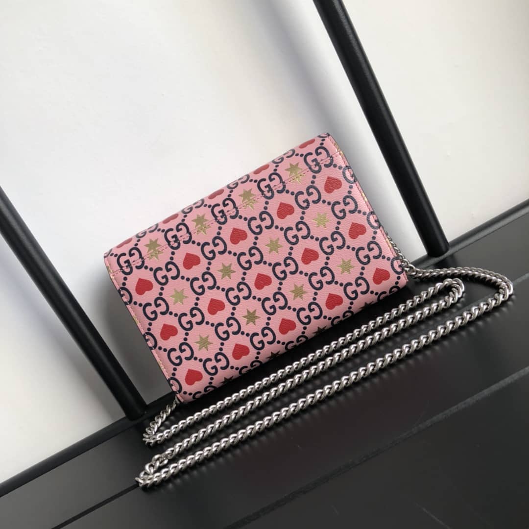 Gvc*1 Dionysus Chain Wallet Shoulder Bag Replica Pink 401231
