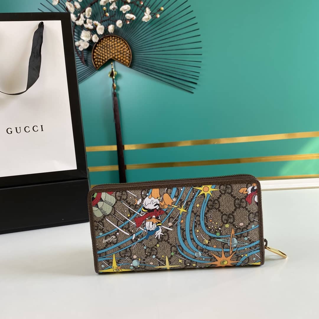Gvc*1 Donald Zip Around Wallet Replica 647940