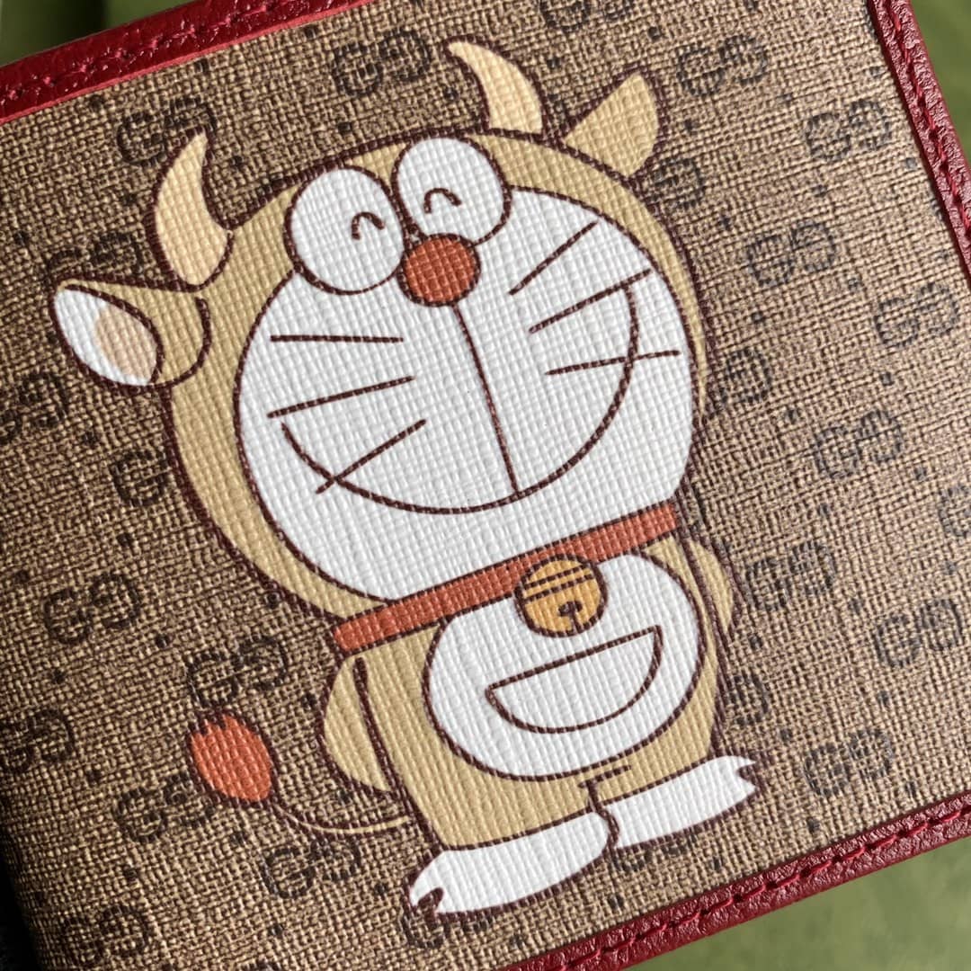 Gvc*1 x Doraemon Bifold Wallet Replica 654498