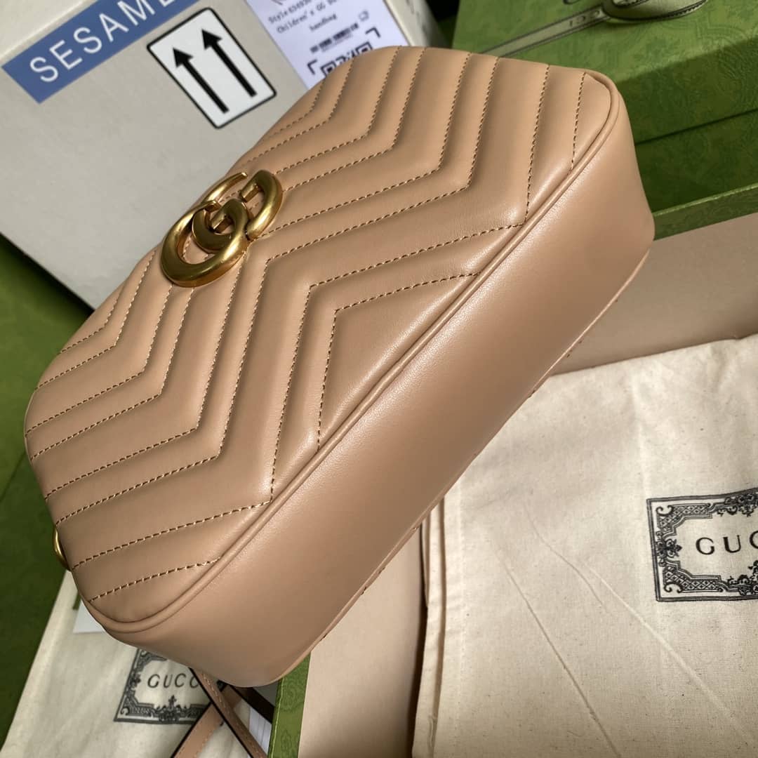 Gvc*1 Crossbody Dupe GG Marmont Small Matelasse Leather 447632