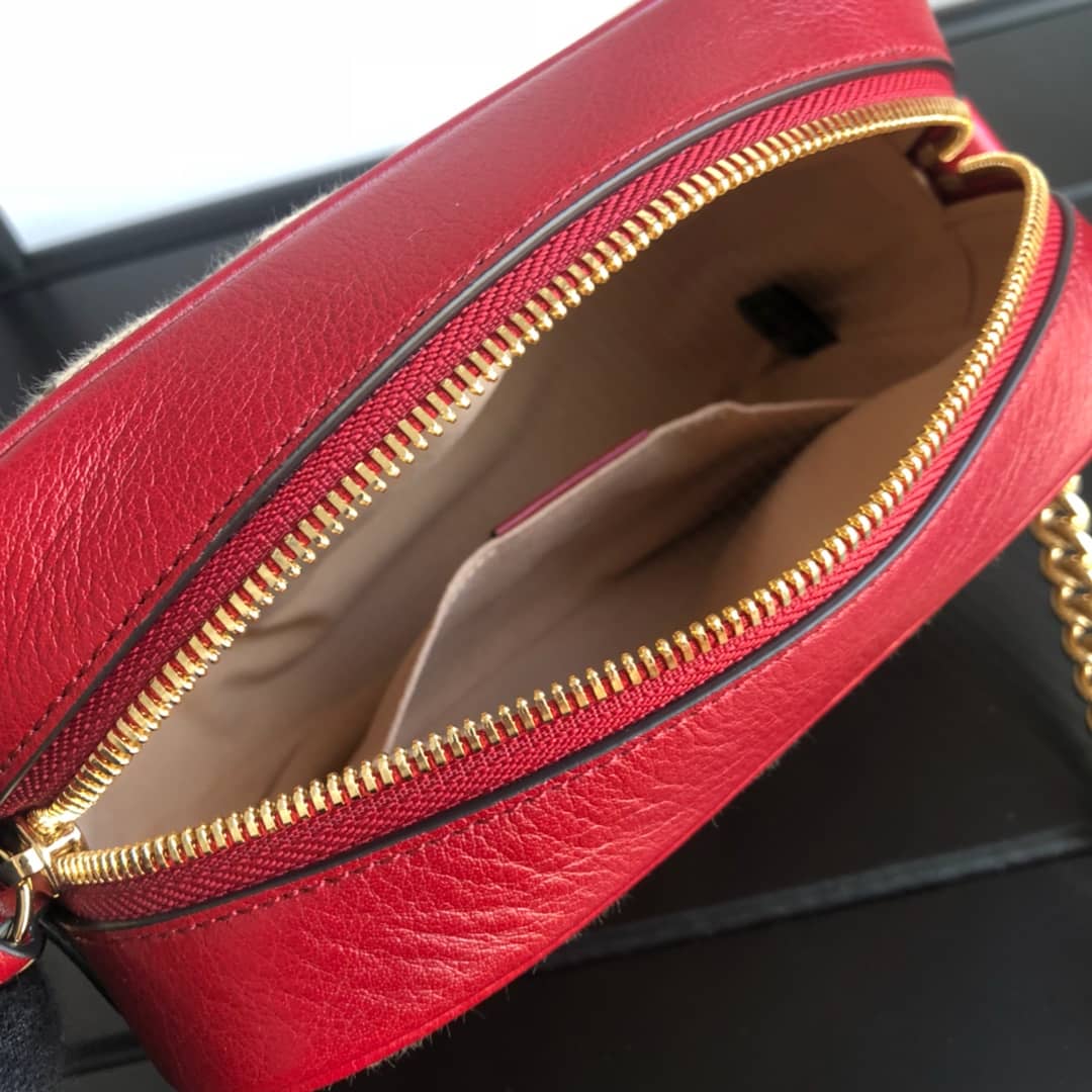 Gvc*1 GG Marmont Matelassé Mini Bag Replica Brown 448065