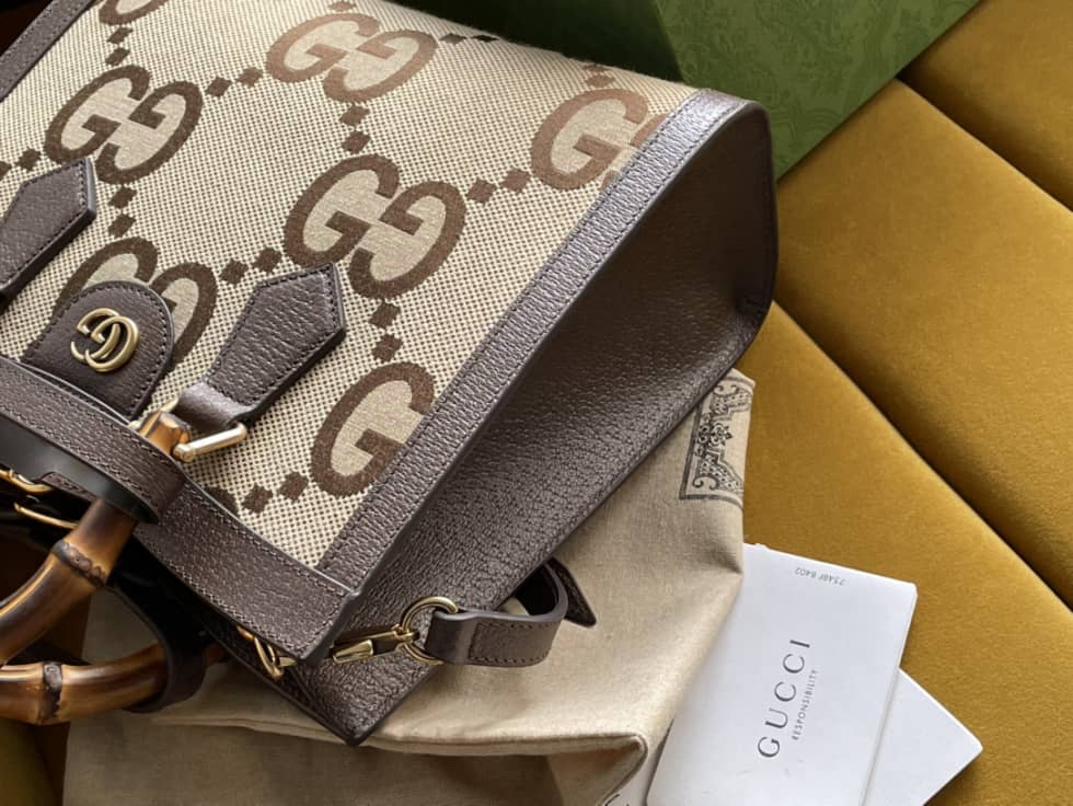 Gvc*1 Diana Jumbo GG Small Brown 660195 Replica Tote Bag