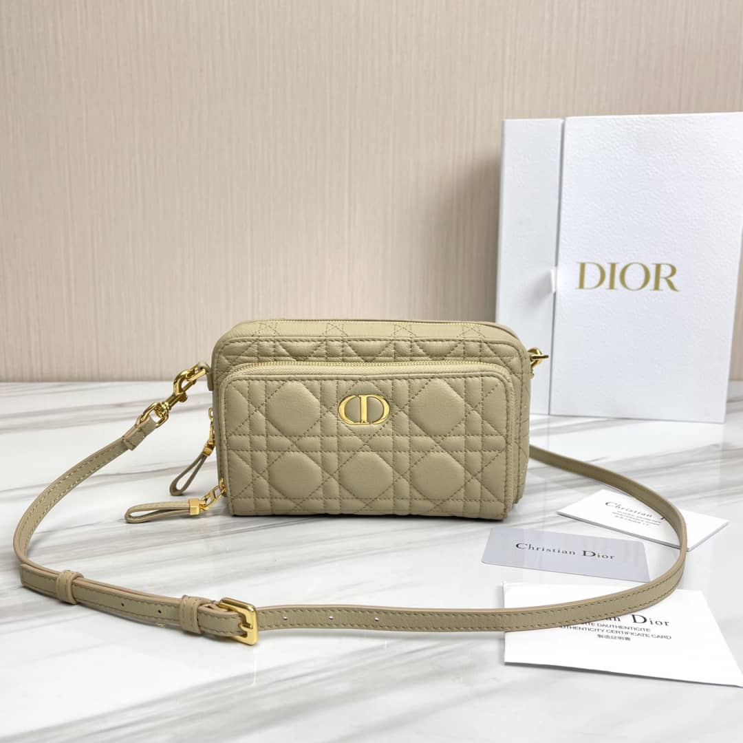 Chr1st1an D10r Caro Double Calfskin Pouch