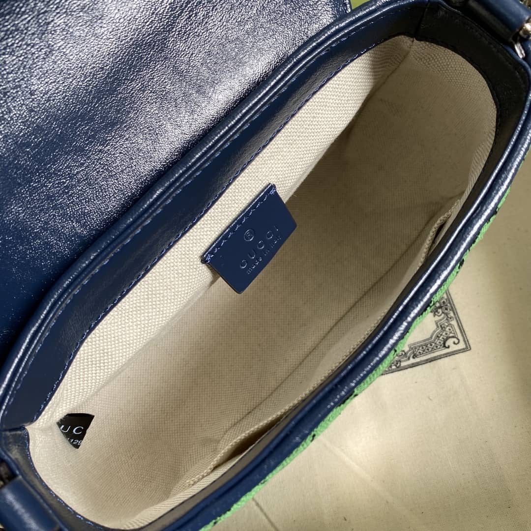 Gvc*1 Marmont GG Mini Top Handle Bag Replica 583571