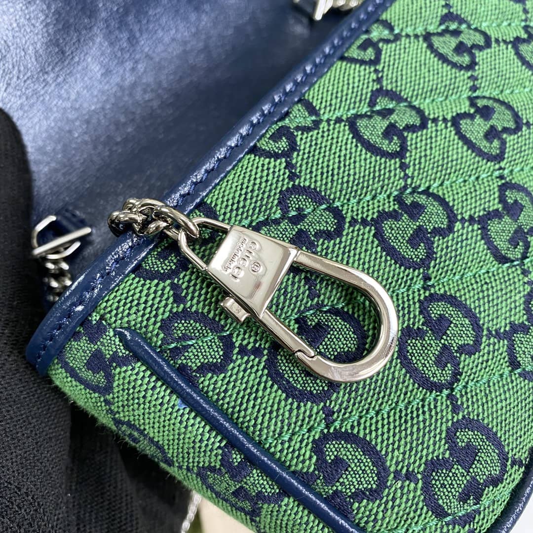Gvc*1 GG Marmont Matelassé Mini Crossbody Bag Replica 476433
