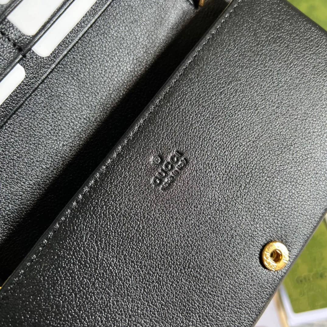 Gvc*1 GG Wallet With Chain White 676155 Replica