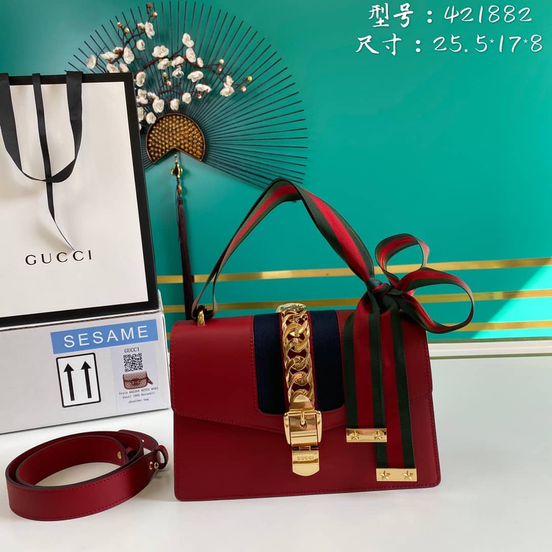 Gvc*1 Bag Dupes Sylvie Small Shoulder Bag Replica 421882