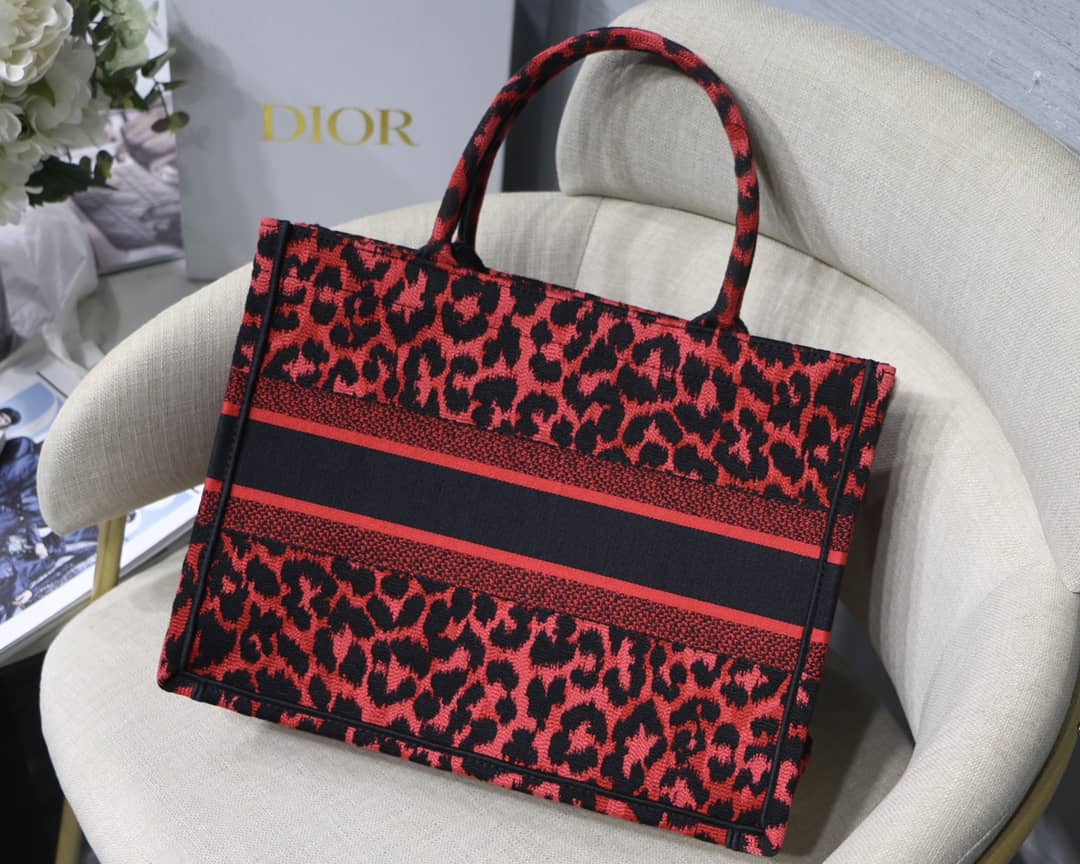 Chr1st1an D10r CD Book Embroidery Replica Tote