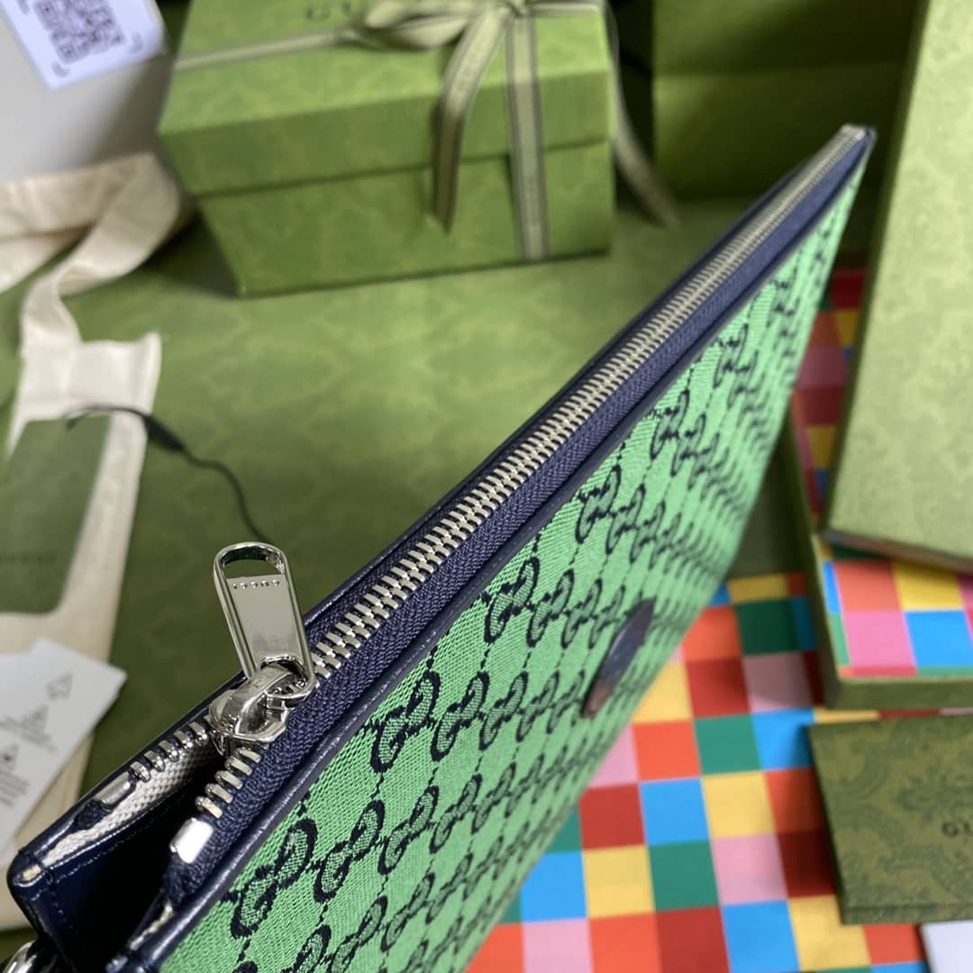 Gvc*1 Multicolor Canvas GG Pouch Replica 657581