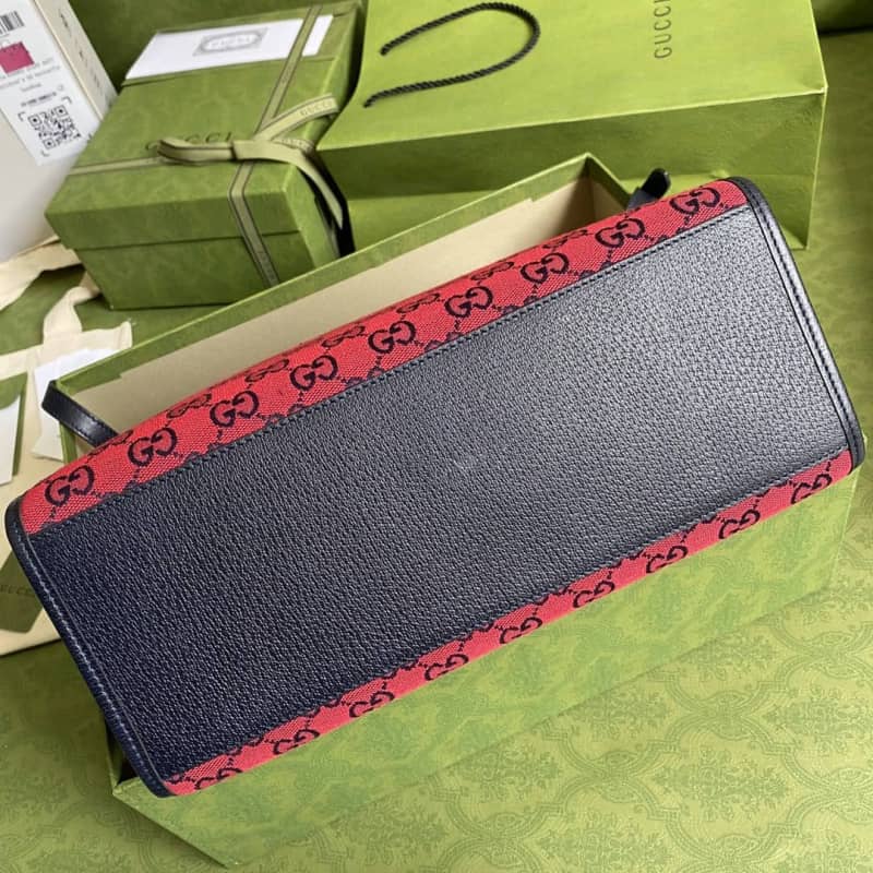 Gvc*1 Les Pommes Large Tote Replica Red 659980
