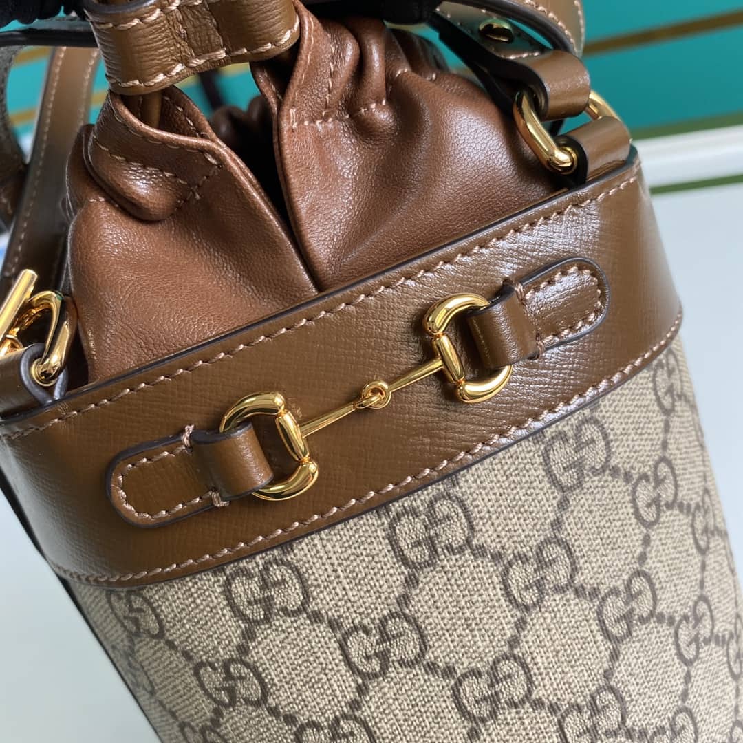 Gvc*1 Horsebit 1955 Small Bucket Bag Replica 637115