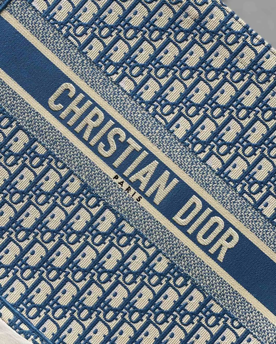 Chr1st1an D10r CD Book Embroidery Replica Tote