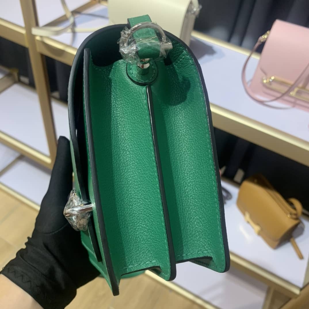 H**me5 Roulis Mini Sac Evercolor Calfskin Leather Crossbody Bag