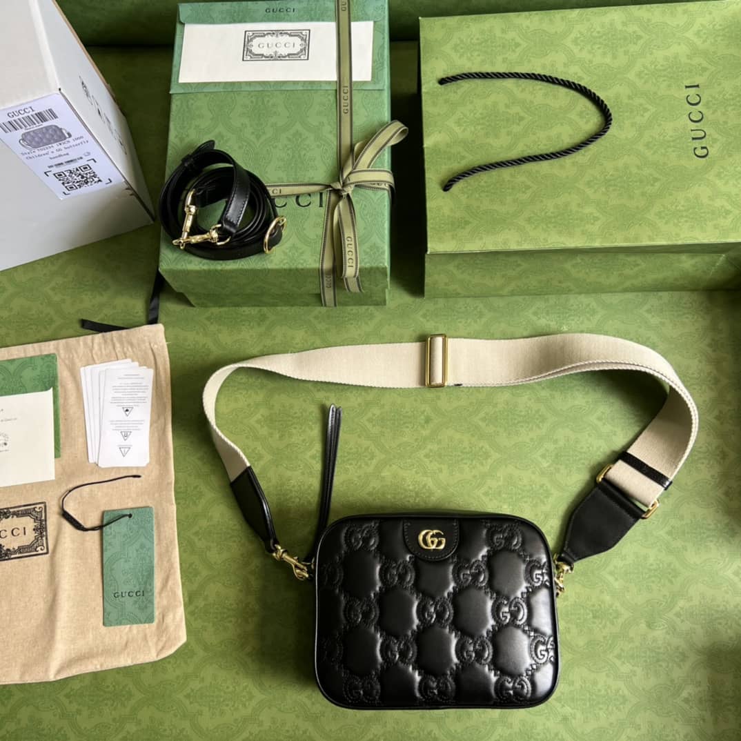 Gvc*1 GG Matelassé Leather Shoulder Crossbody Handbag 702234 Replica