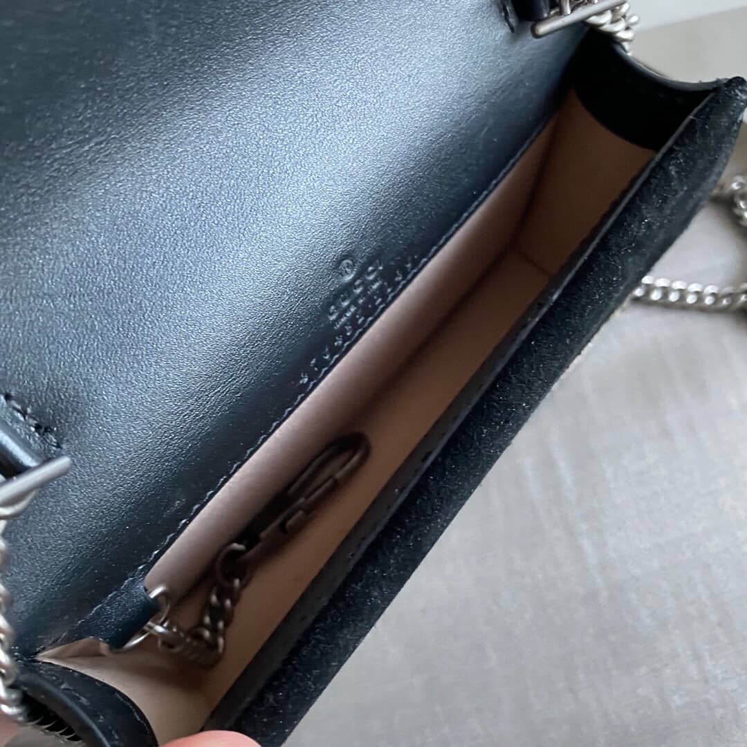Gvc*1 Dionysus GG Svp*me S*per Mini Bag Replica Gray Black 476432