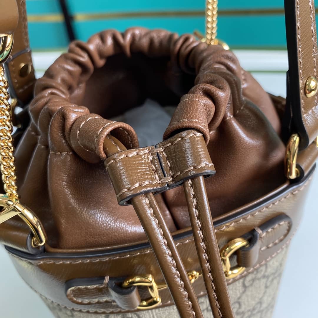 Gvc*1 Horsebit 1955 Small Bucket Bag Replica 637115