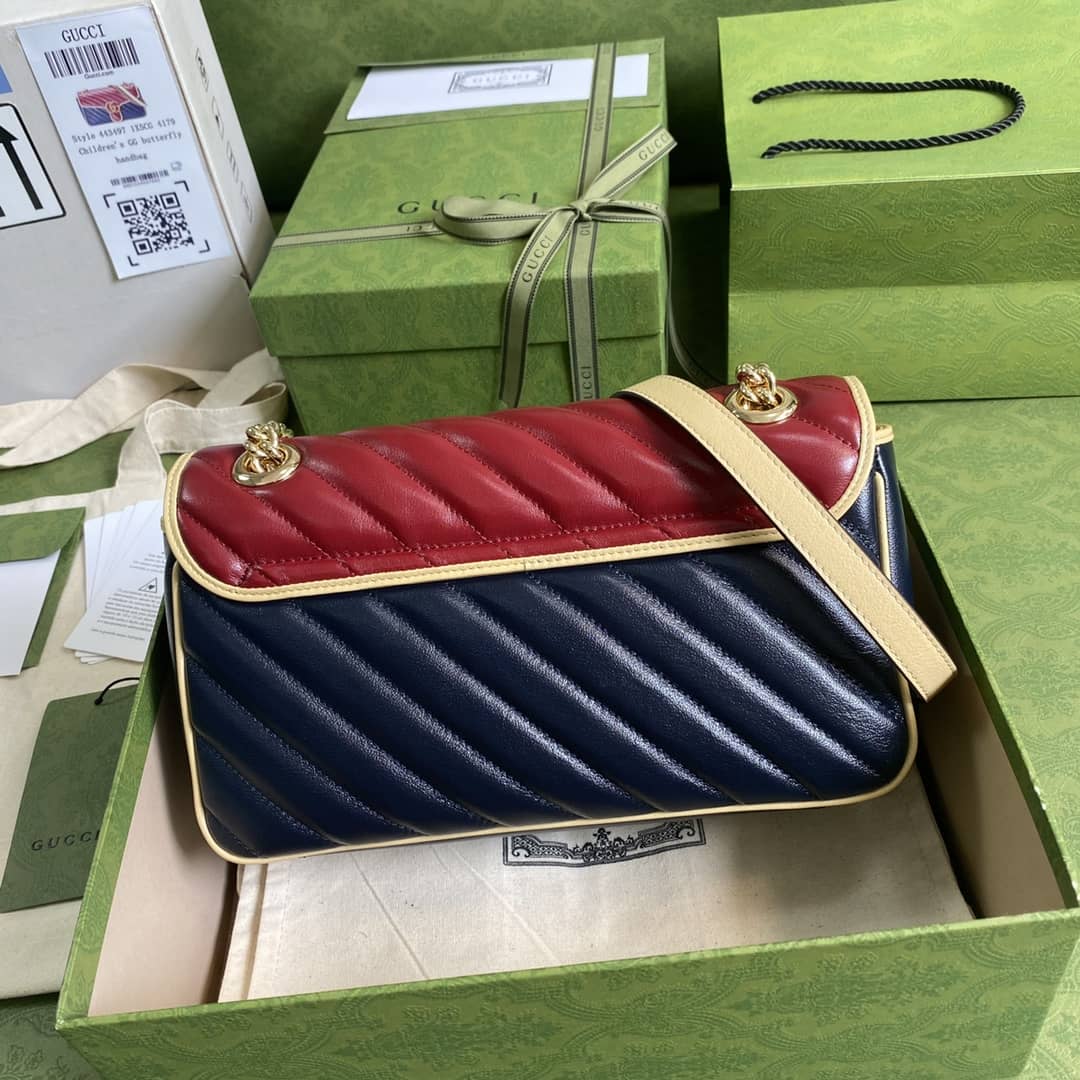 Gvc*1 Marmont GG Small matelassé Shoulder Bag Replica 443497