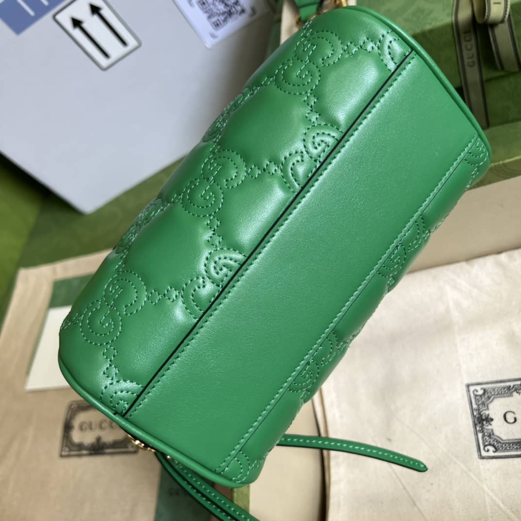 Gvc*1 GG Matelassé Leather Top Handle Shoulder Bag 702251 Replica