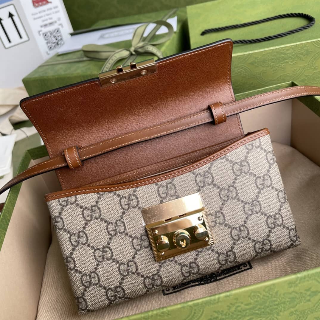 Gvc*1 Padlock GG Svp*me Canvas Top Handle Mini Bag Replica 652683