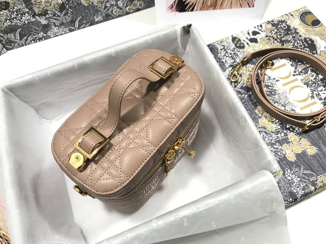 Chr1st1an D10r Travel Lambskin Vanity Case