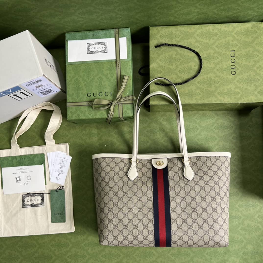 Gvc*1 Medium Ophidia Canvas Tote 631685 Replica