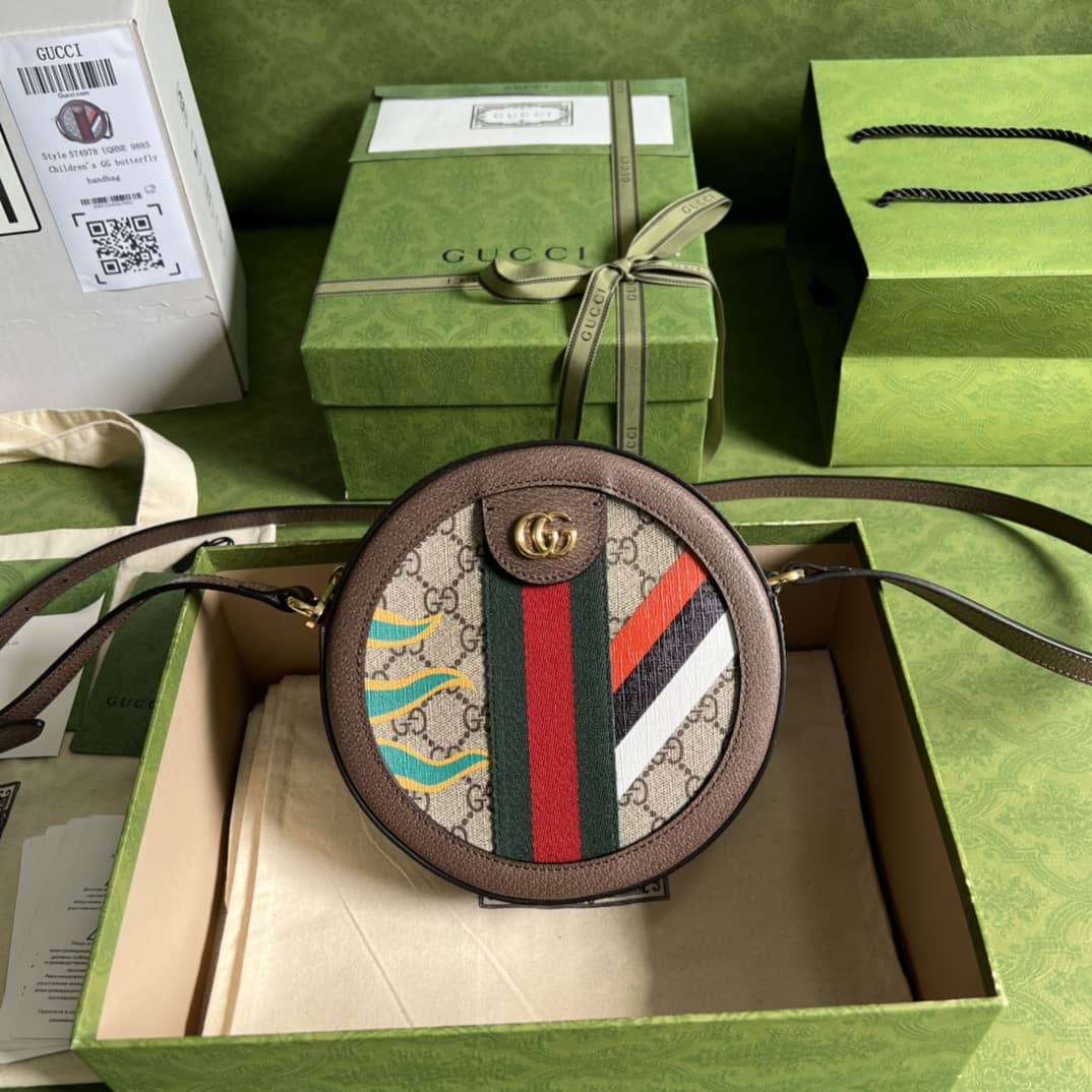Gvc*1 GG Round Crossbody Bag Replica 574978