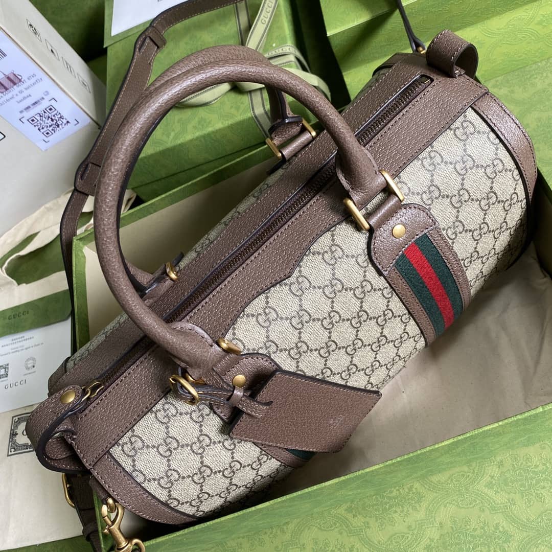 Best Replica Gvc*1 Web GG Small Duffel Bag Replica 645017(ColaReps)