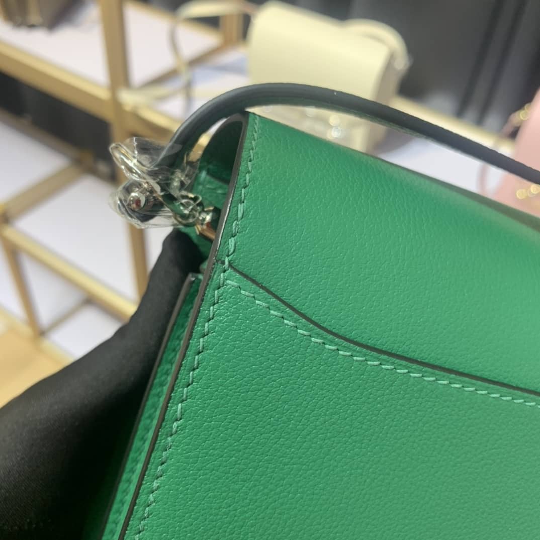 H**me5 Roulis Mini Sac Evercolor Calfskin Leather Crossbody Bag
