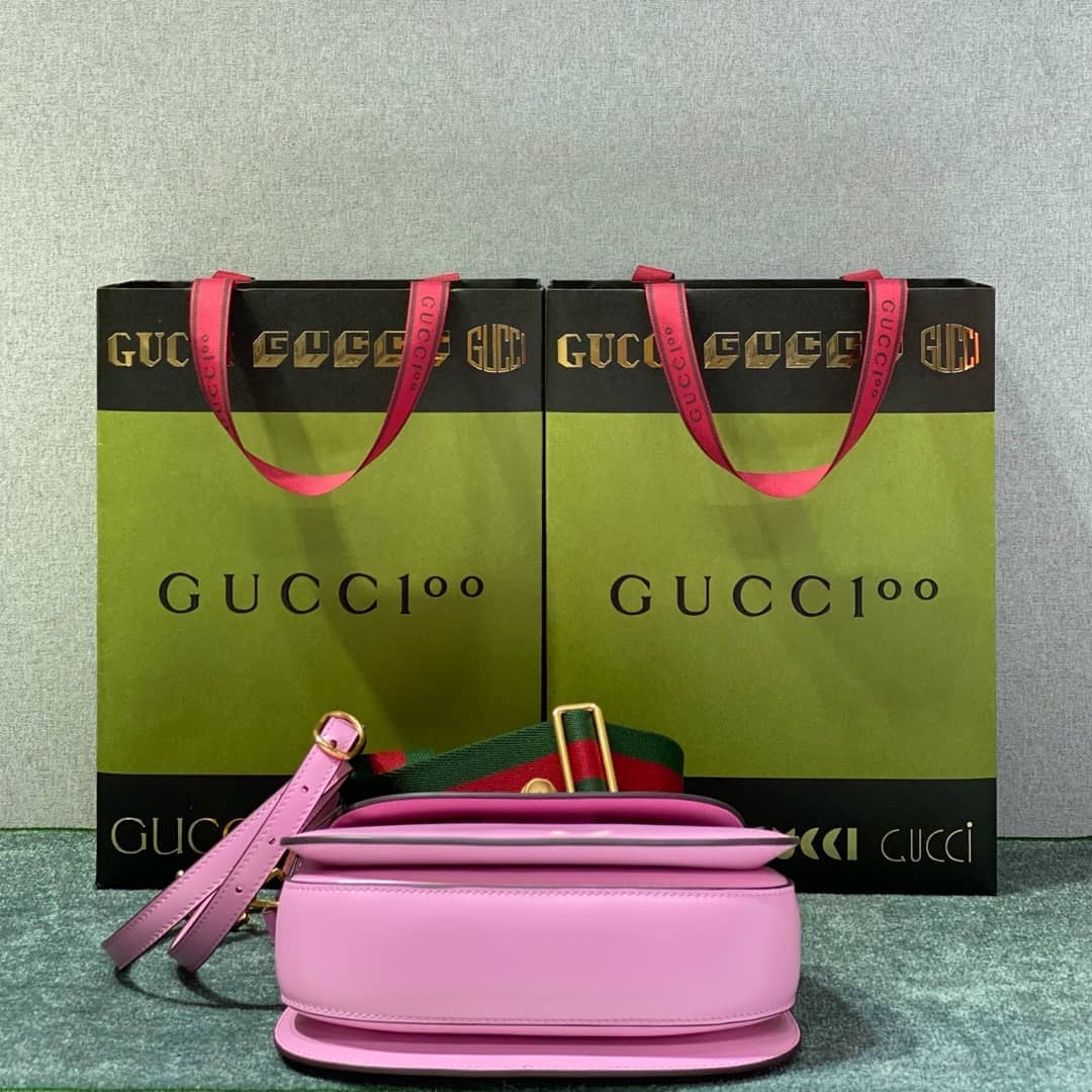 Gvc*1 Bamboo 1947 Small Top Handle Bag 675797 Pink 675797 Replica