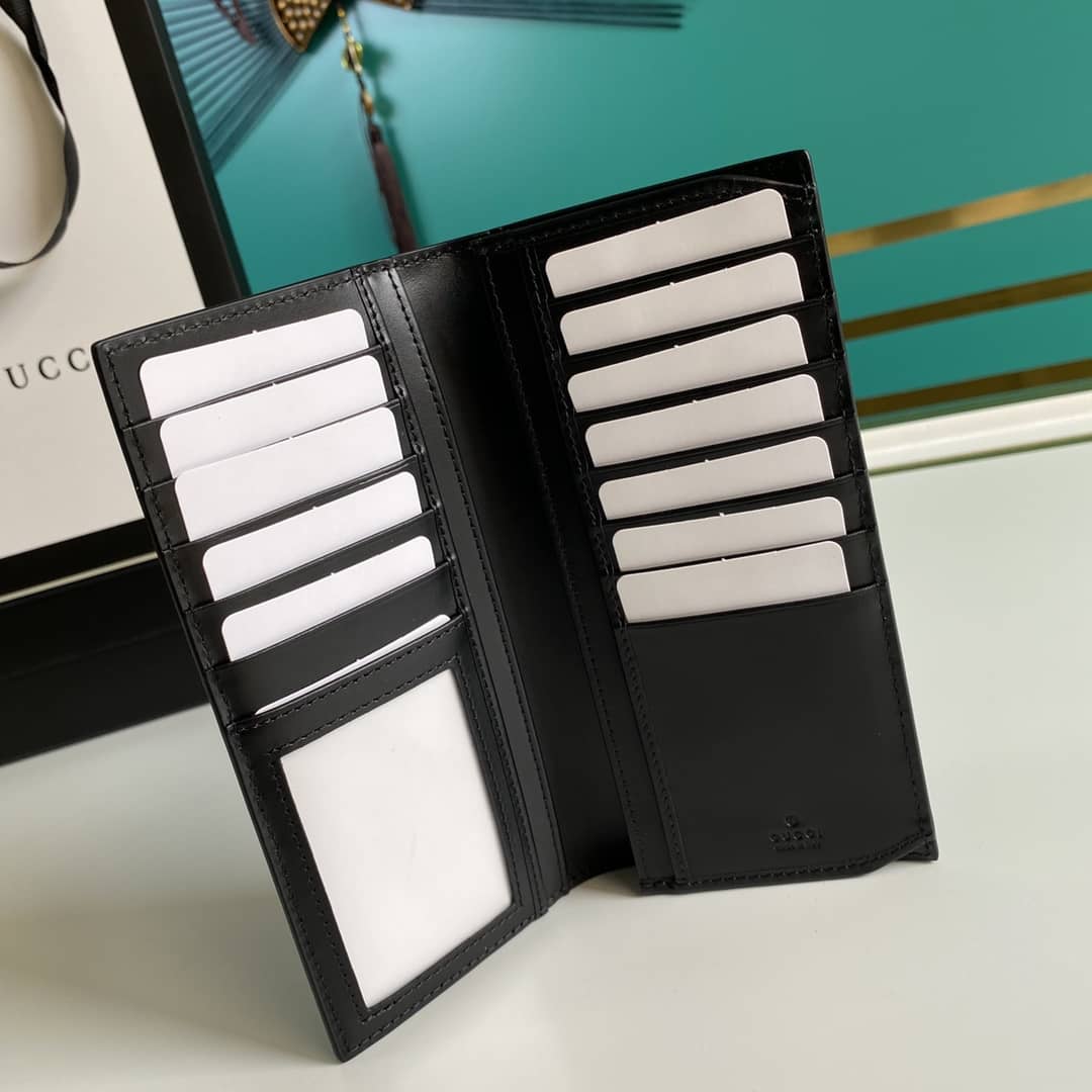 Gvc*1 Bill PVC Leather Long Wallet Replica 408836