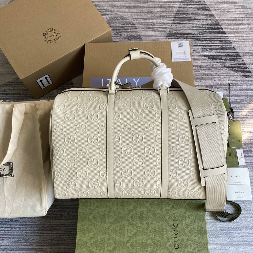 Gvc*1 GG Embossed Duffle Bag Replica 625768