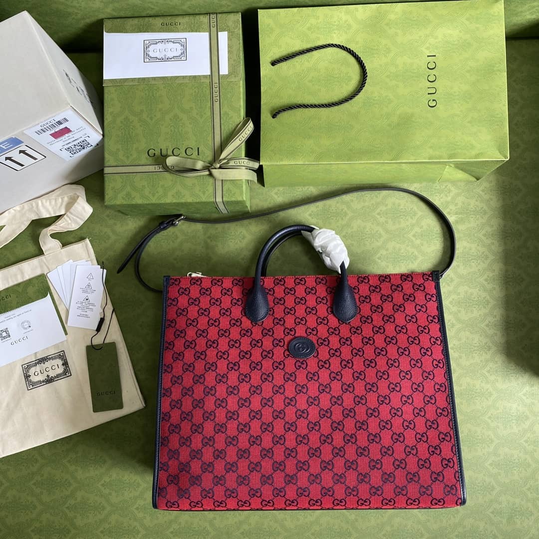 Gvc*1 GG Multicolor Large Tote Replica 659980