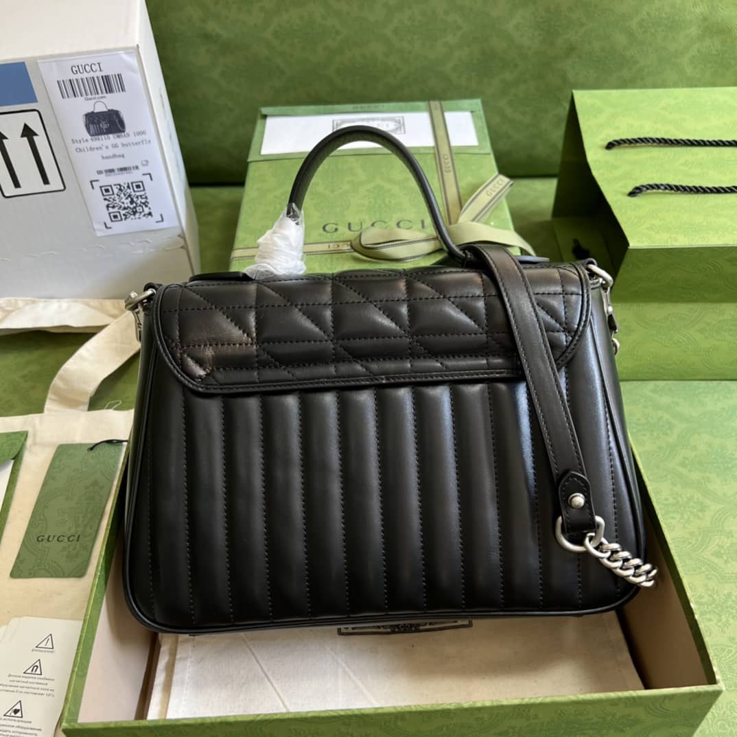 Gvc*1 Marmont Dupe GG Small Top Handle Bag Replica 498110