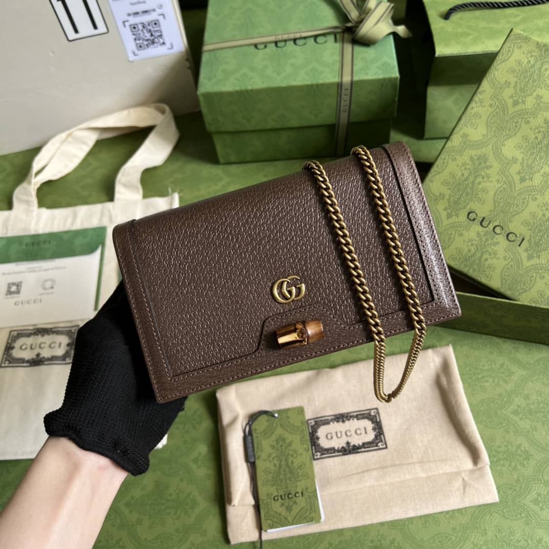 Gvc*1 Diana Mini Crossbody Bag With Bamboo 696817 Replica
