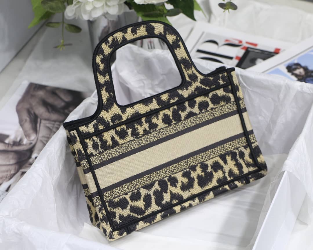 Chr1st1an D10r CD Book Embroidery Replica Tote