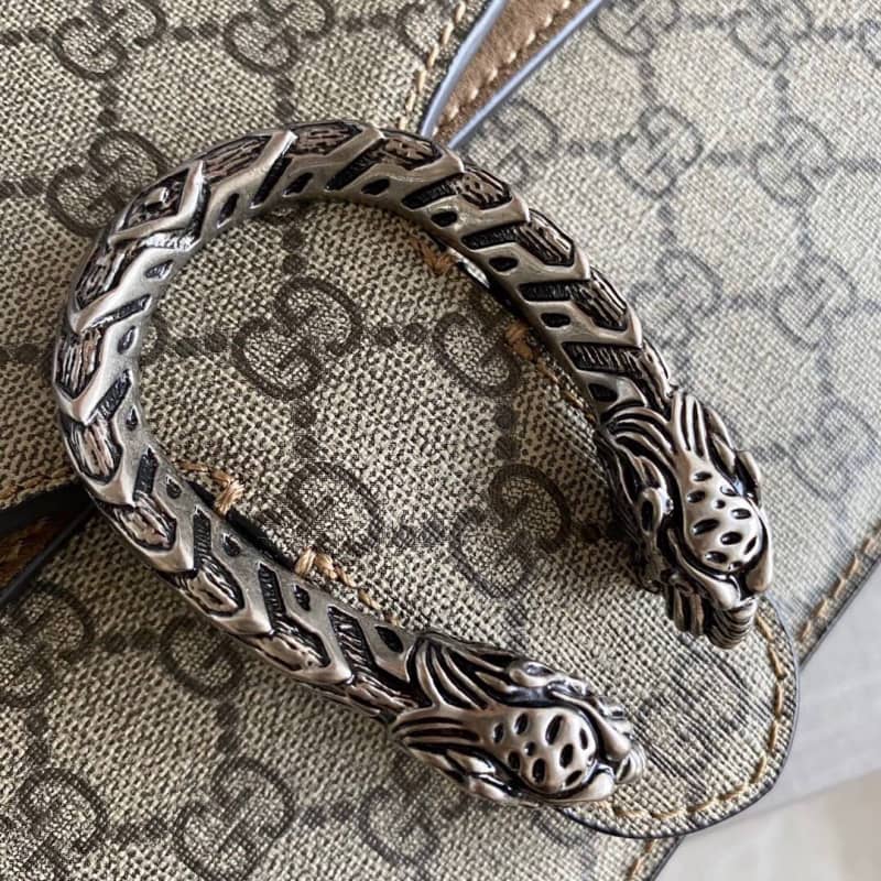 Gvc*1 GG Svp*me Dionysus Chain Replica Shoulder Bag Gray 400249