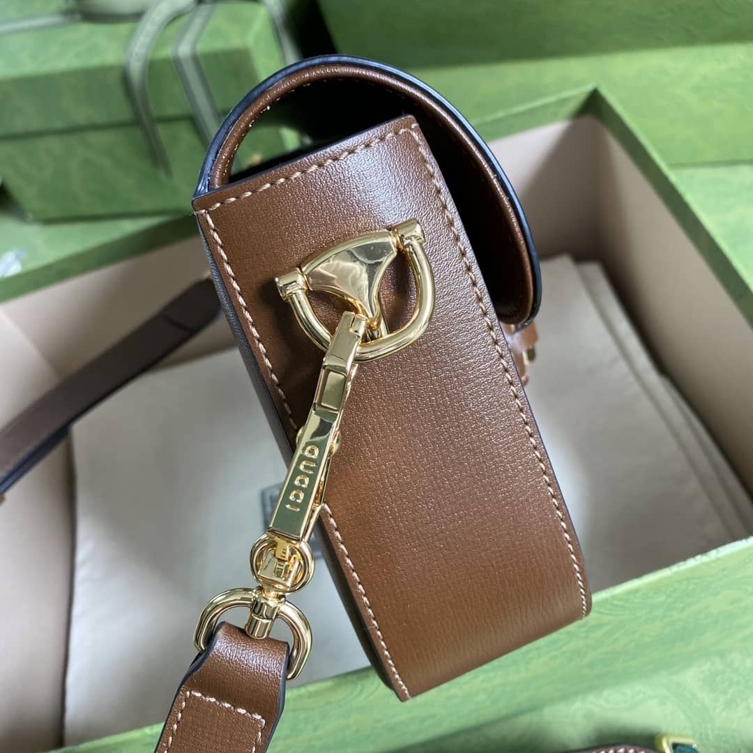 Gvc*1 1955 Horsebit Svp*me GG Canvas Mini Shoulder Bag Replica 658574