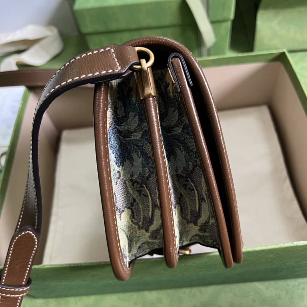 Gvc*1 Mini Shoulder Bag With Interlocking G Brown 671620 Replica