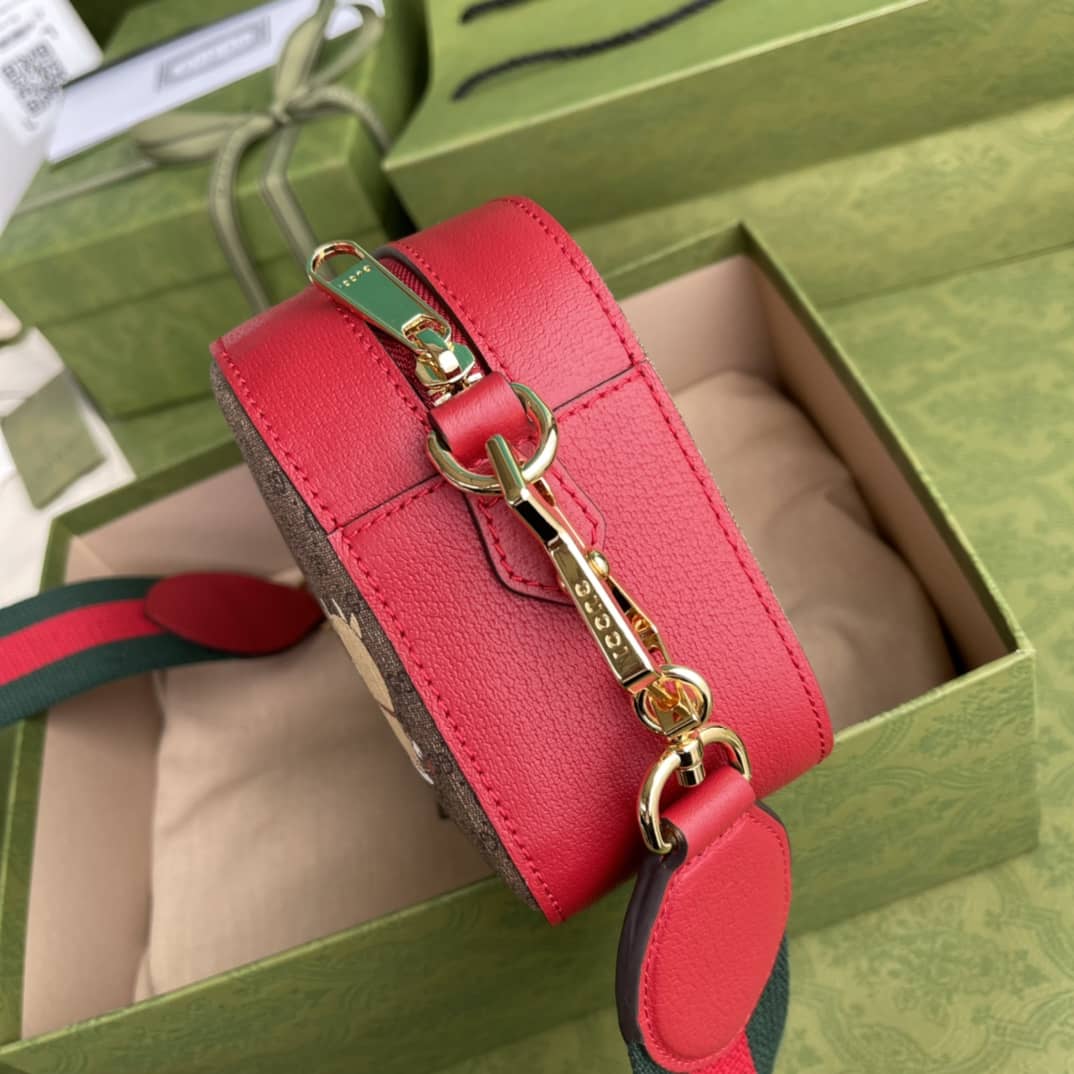 Gvc*1 Exo-Kai Teddy Bear Svp*me GG Canvas Shoulder Bag Replica 574886