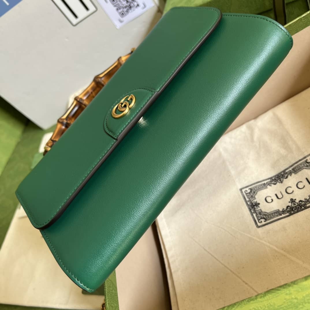 Gvc*1 GG Large Top Handle Bag With Bamboo 675795 Replica