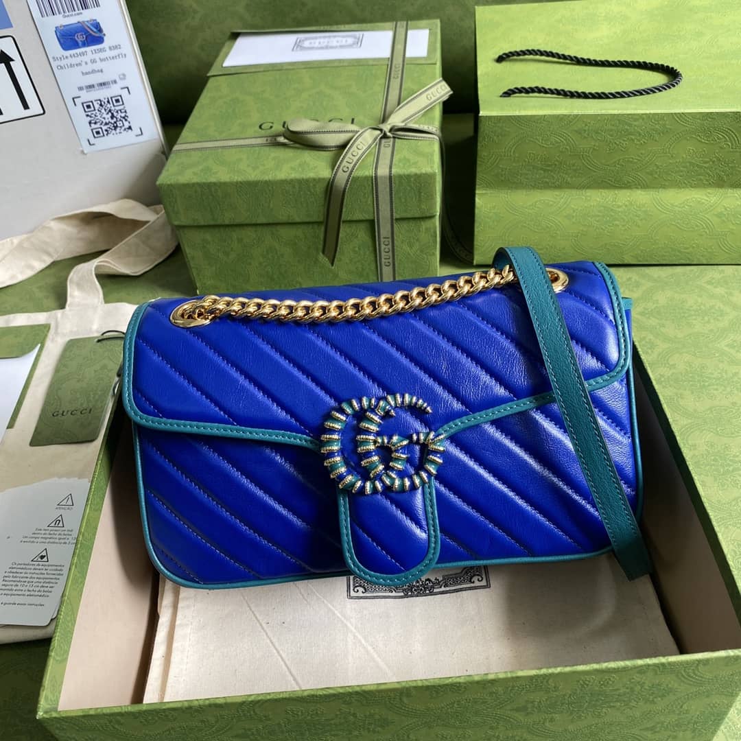 Gvc*1 Marmont GG Small matelassé Shoulder Bag Replica 443497