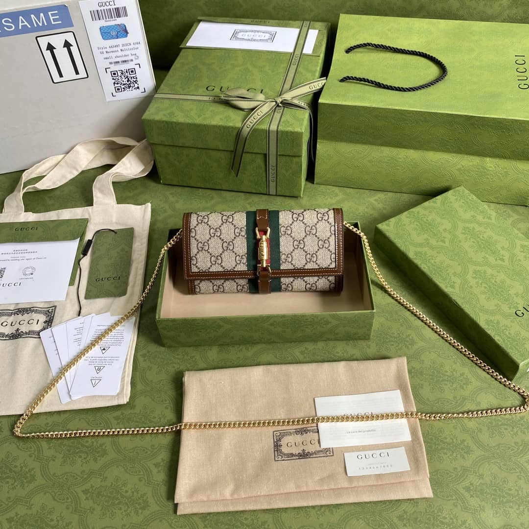 Gvc*1 Jackie 1961 Shoulder Bag Chain Wallet Replica 652681