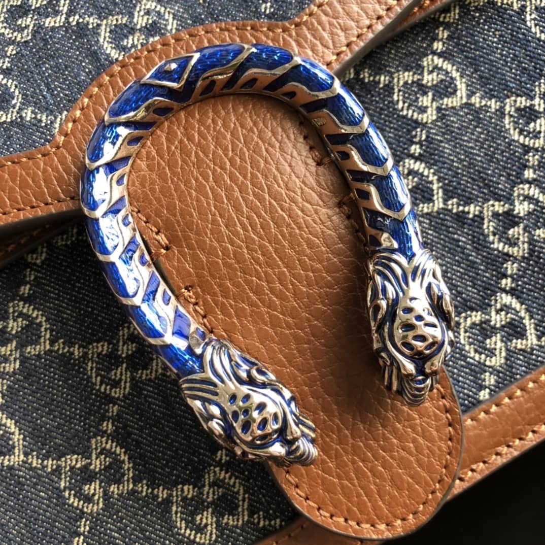 Gvc*1 GG Svp*me Dionysus Chain Shoulder Bag Replica Blue 400249