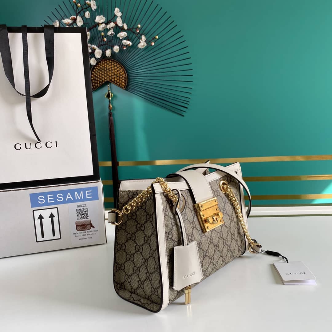 Gvc*1 Padlock Small Berry Tote Replica 498156