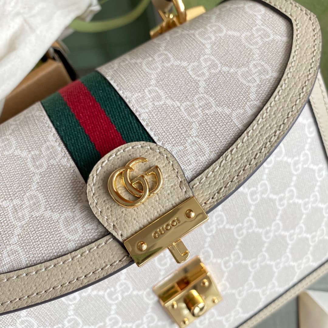 Gvc*1 Ophidia Small Top Handle Shoulder Bag With Web 651055 Replica