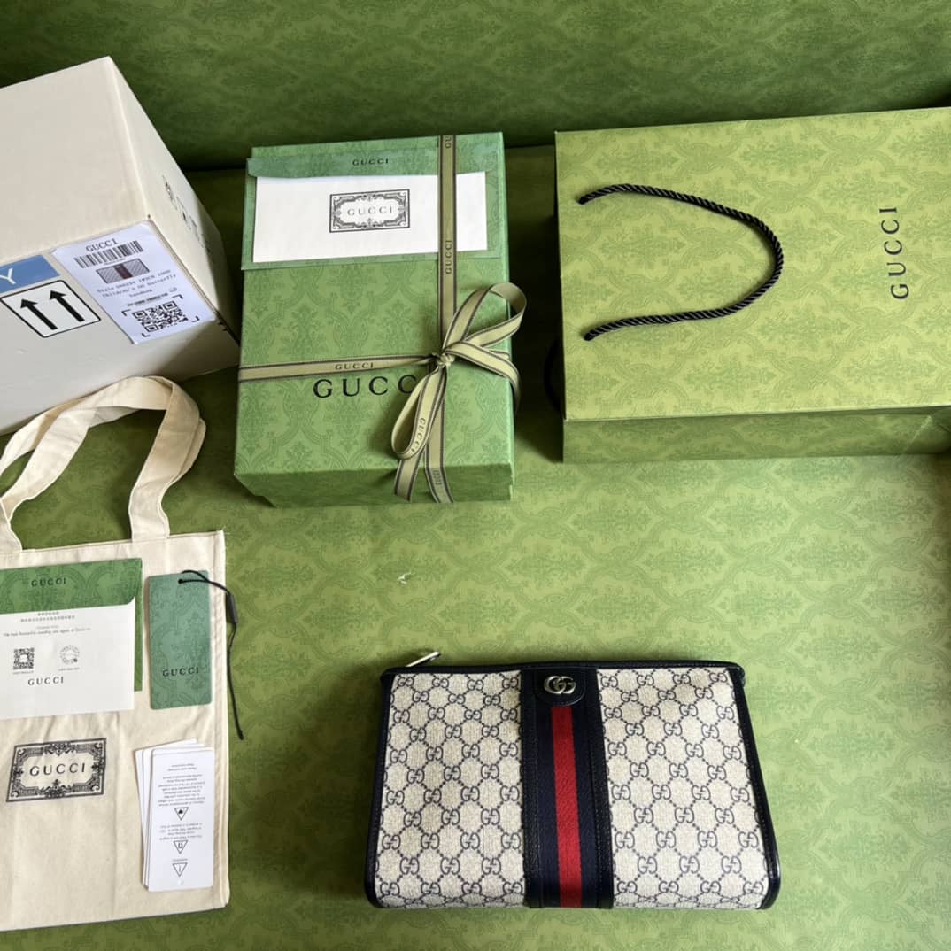 Gvc*1 Ophidia GG Toiletry Case 598234 Replica Clutch